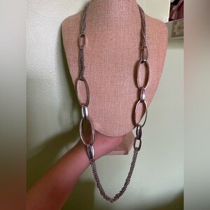 Elegant Silver Chain Necklace